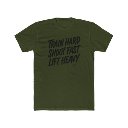 Train Hard, Shoot Fast, Lift Heavy Tee
