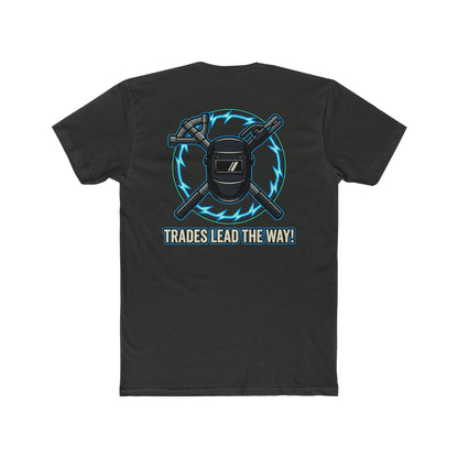 New Trades lead the way! T-shirt. Back logo