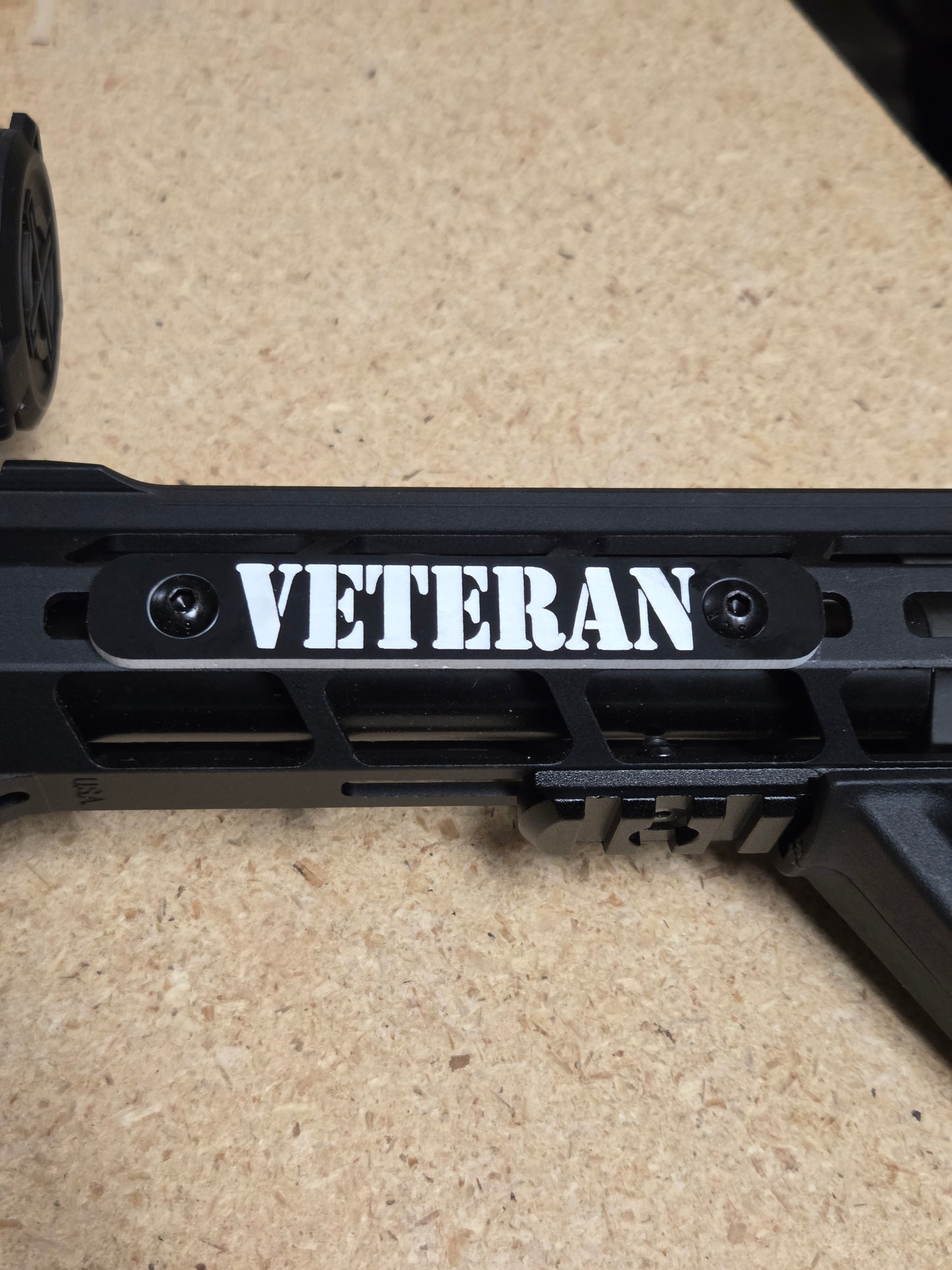 AR Railcover in Black and White  (Original)