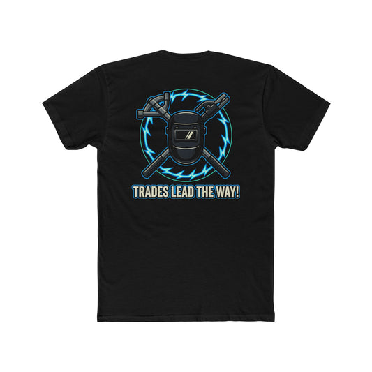 New Trades lead the way! T-shirt. Back logo